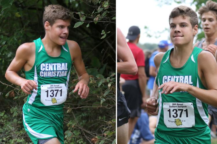 Central Christian junior Collin Oswalt is one of the top cross country runners in the state. (Photo by Huey Counts)