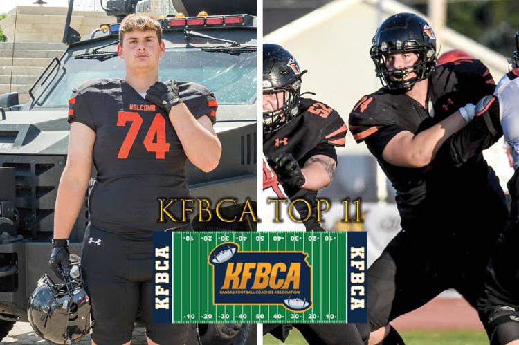 KFBCA Top 11: Drayton Knoll, Holcomb (Left photo by Heather Kindall Photography; Right photo by Brad Nadig, Garden City Telegram)