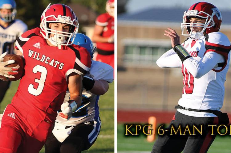 Kansas Pregame 8-Man Top 8: Luke Albers (left) and Will Wegerer (Photos: Cunningham Yearbook)