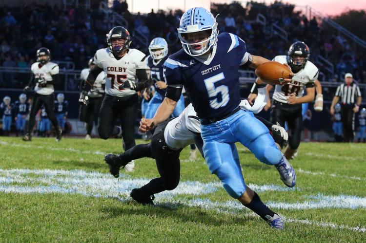 Parker Gooden spent the last two seasons as the Beavers starting quarterback, but coach Jim Turner anticipated moving him to running back this offseason. (Photo by Everett Royer, KSportsImages.com)