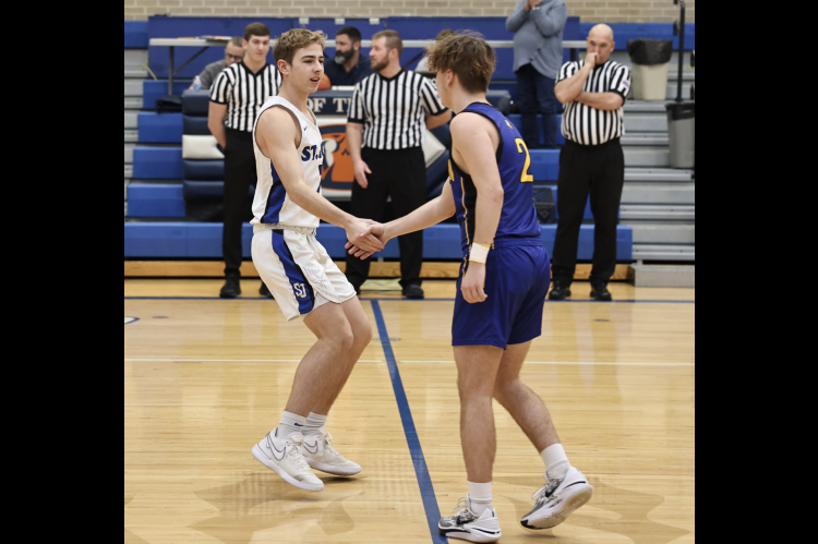 St. John and Nickerson faced off Tuesday night in the St. John Midwinter Classic. (Photo: Dick Smith)
