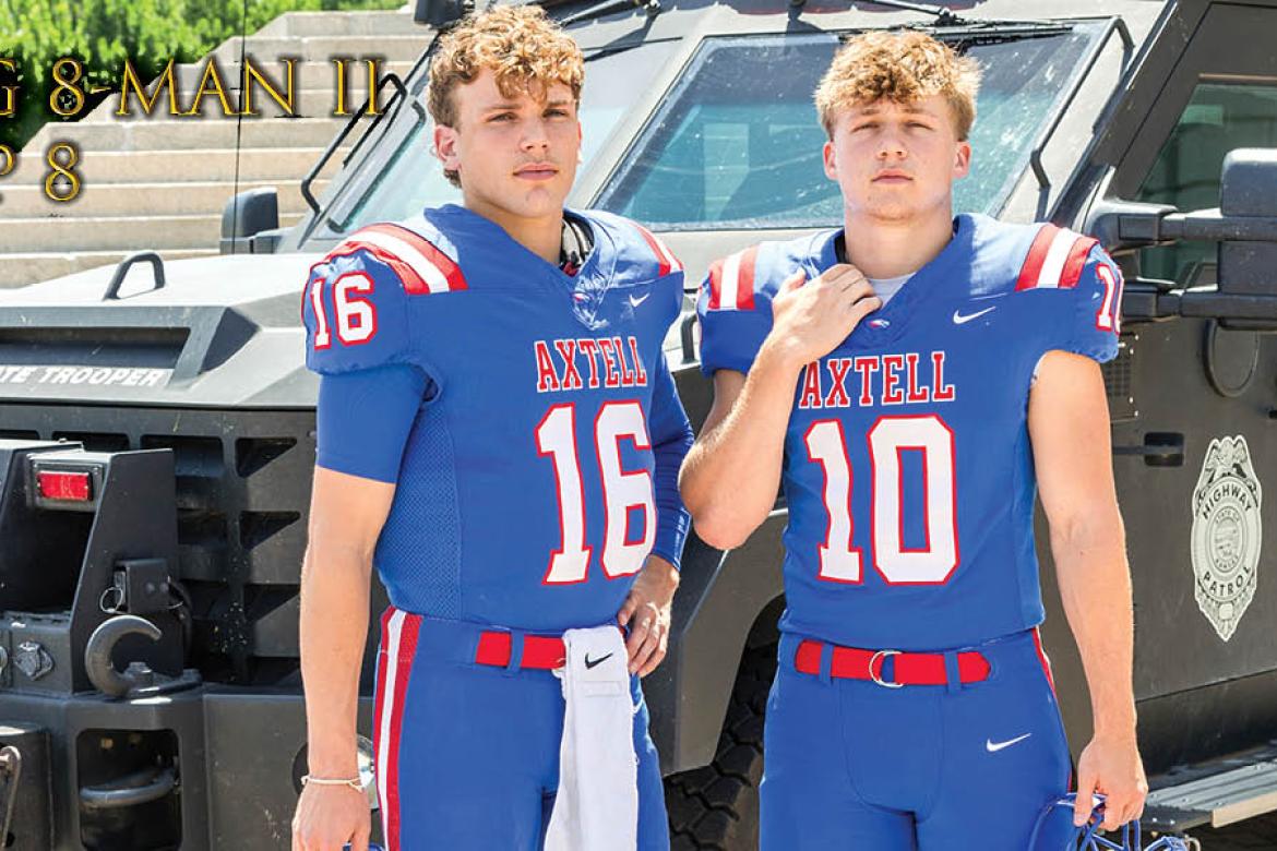 Kansas Pregame 8-Man Top 8: Eli Broxterman and Brandon Schmelzle (Photo: Heather Kindall Photography)
