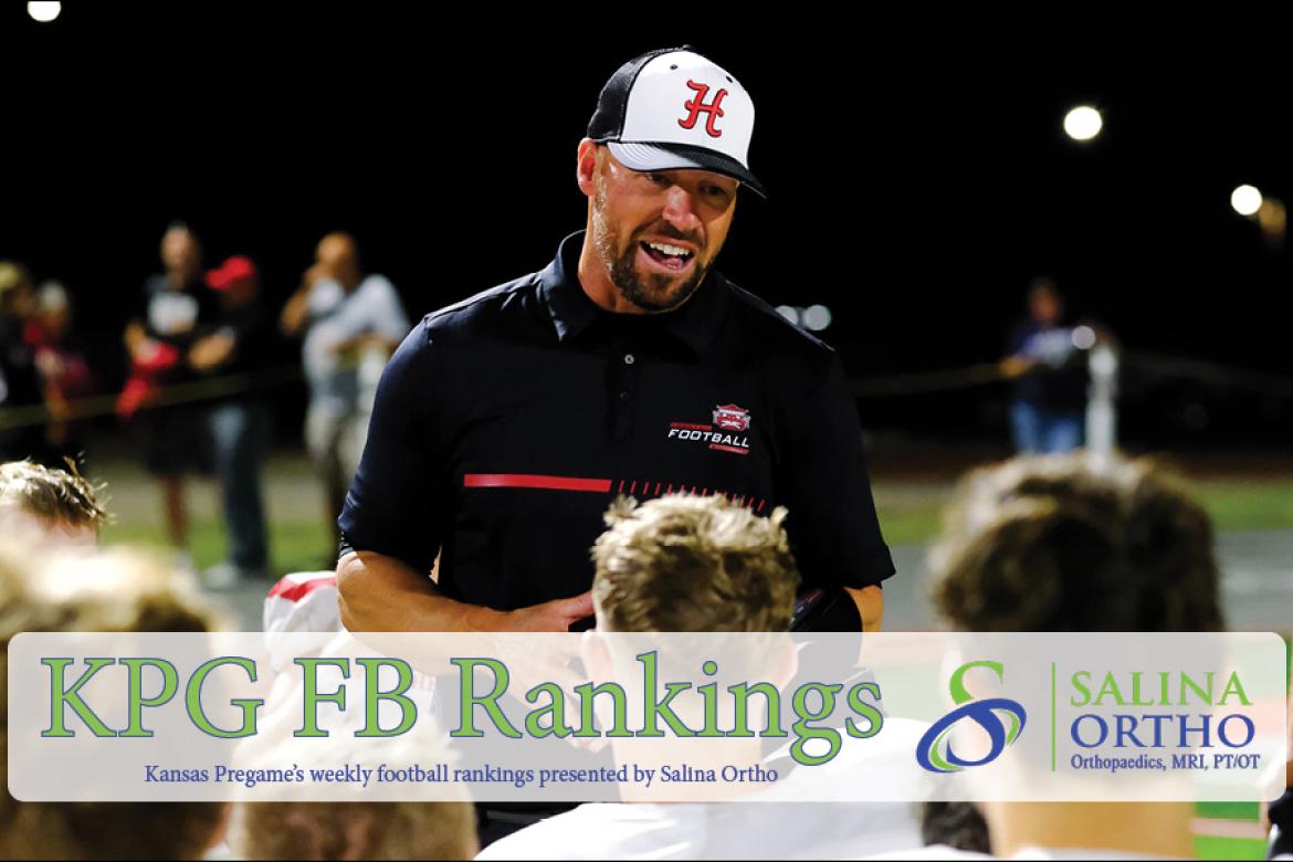 Hesston coach Tyson Bauerle has his Swathers out to a 3-0 start against stiff early season competition, but it will likely be Week 8 against Andale before the Swathers know just how they measure up against the top of 3A. (Photo: Joey Bahr Photography)