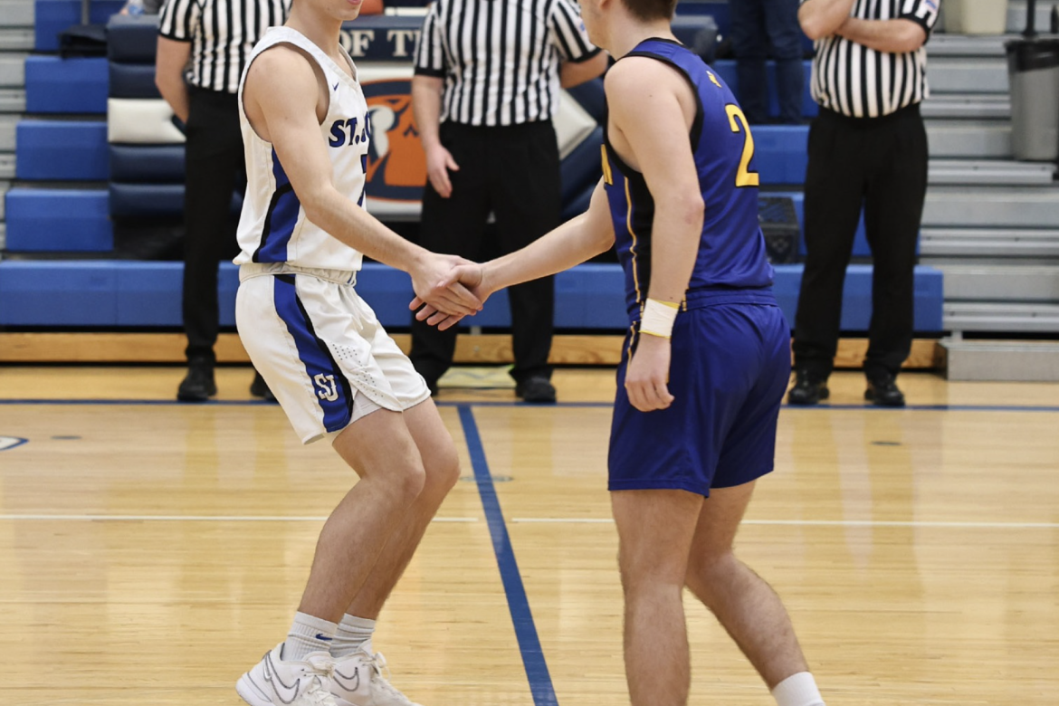 St. John and Nickerson faced off Tuesday night in the St. John Midwinter Classic. (Photo: Dick Smith)