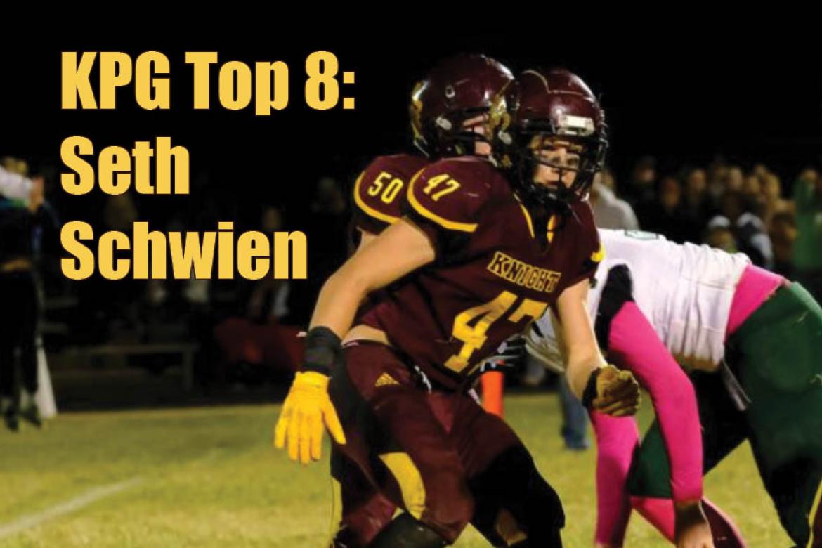 Kansas Pregame 8-Man Top 8: Seth Schwein, Victoria (Photo: Joey Bahr Photography)