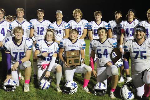 The Nemaha Central seniors finished their school's final run in the Big 7 League in style with a dominant 30-0 win over previously top-ranked Sabetha securing league and district championships and their seventh shutout of the season in the process. The Thunder look like they're headed for a return trip to the 2A title game in November. (Photo: Dari Hilbert)